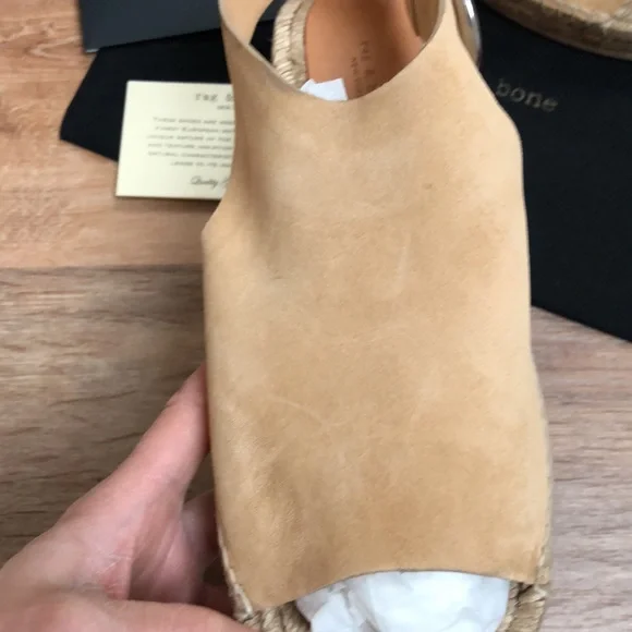 rag & bone Calla Espadrille Wedge Size 39 NWT - Picture 9 of 14